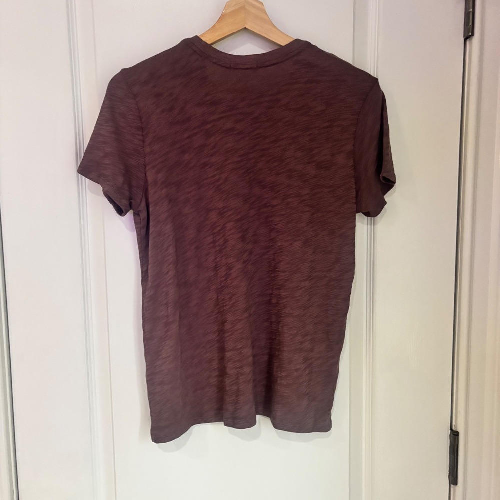 ATM Anthony Thomas Melillo Mens Slub Jersey Crew Neck T-Shirt Purple Medium NEW - Picture 3 of 6